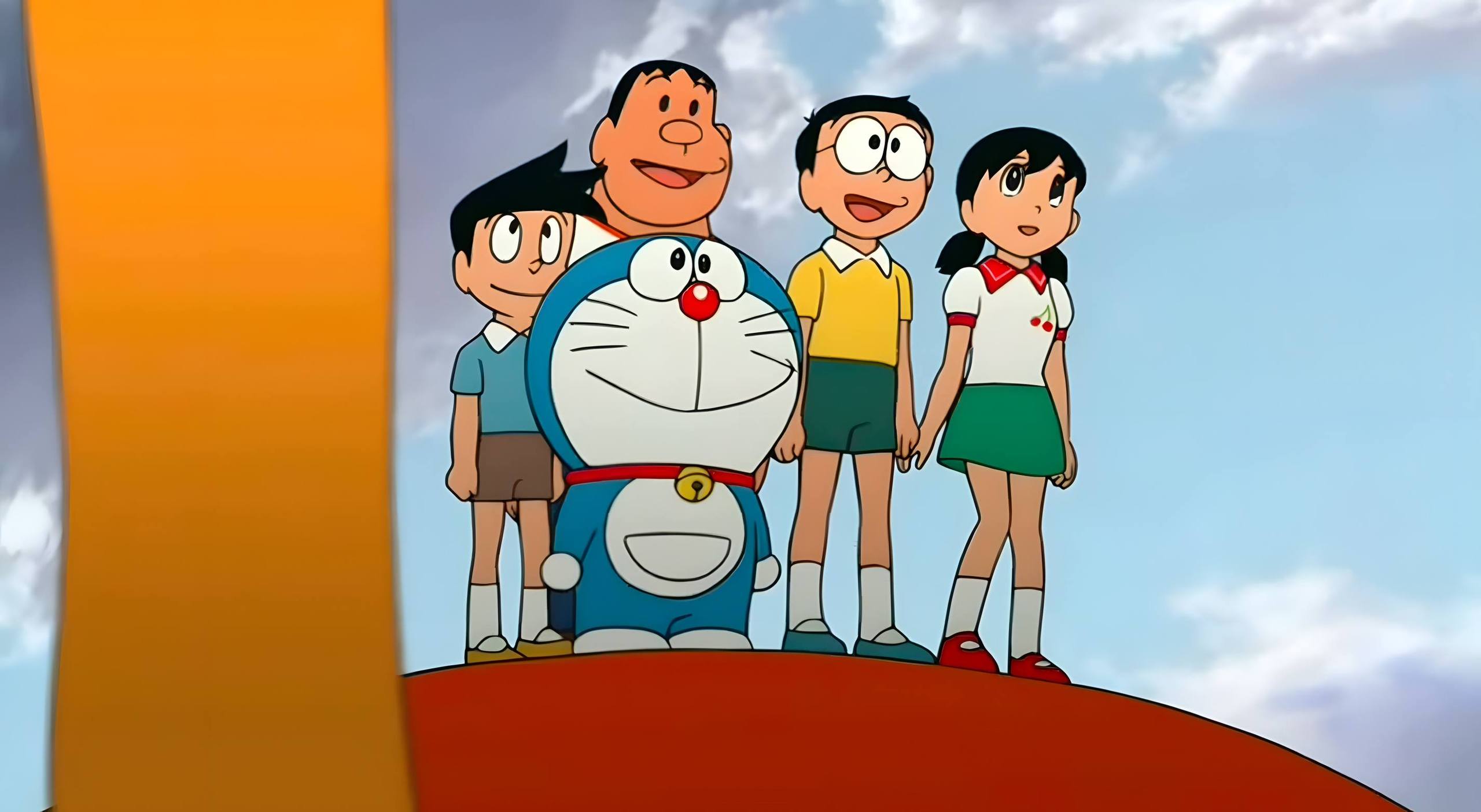 机器猫简笔画电脑壁纸壁纸预览