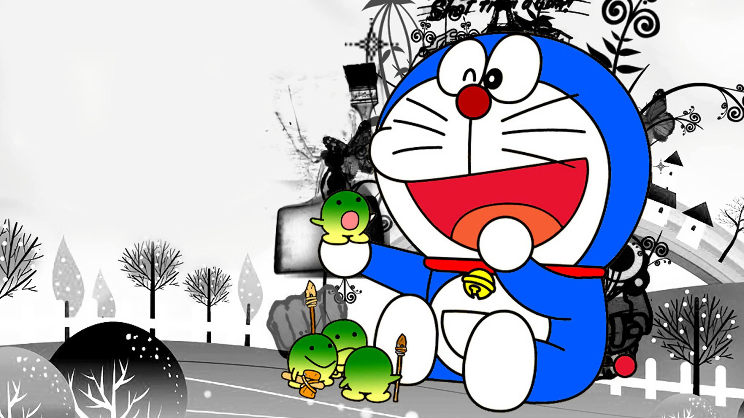 哆啦a梦招财电脑壁纸壁纸预览